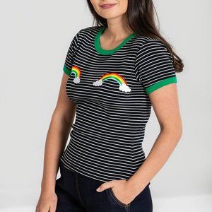 🌈Hell Bunny Rainbow Top